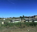 Пассажирские автобусы из Астрахани сдали в металлолом