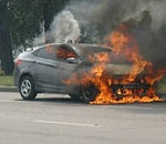 В Астраханской области за сутки сгорело два автомобиля