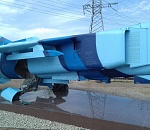 Вандалы в третий раз осквернили самолет в сквере Ветеранов