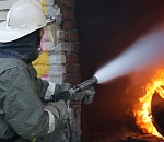 В Астрахани горел магазин