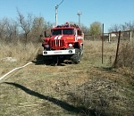 Поджог мусора привел к крупному пожару в Астраханской области