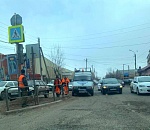 В Астрахани убрали дорожный знак, вводивший в заблуждение водителей 