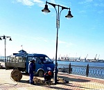 В Астрахани на несколько дней отключат наружное освещение на центральной набережной Волги