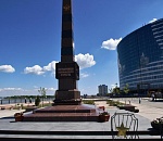 В Астрахани изуродовали недавно открытый памятник пограничникам