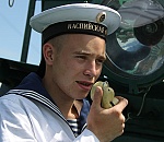 Каспийская флотилия борется с жарой