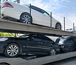 Астраханские таможенники задержали сомнительный автовоз с абхазскими машинами 