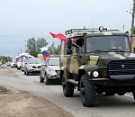В астраханском селе состоялся автопробег, посвященный 77-летию Победы в Великой Отечественной войне