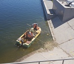 Фото дня: с тиной не стали тянуть