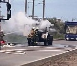 За воскресенье в Астраханской области сгорели две машины