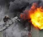 В Астрахани в кафе "Балтика" произошел крупный пожар