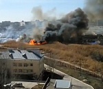 Сняты кадры полыхающей Астрахани