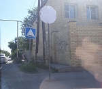 Знаки об одностороннем движении на улице Маркина зачехлили