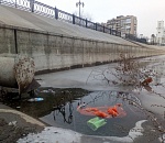 Астраханцы обеспокоены сливом нечистот на Стрелке