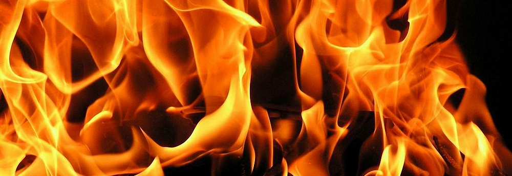 В Астраханской области произошел пожар из-за неосторожности