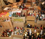 Через Астраханскую область пытались вывезти 800 бутылок водки и 30 - коньяка