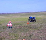 Под Астраханью пьяный мотоциклист перевернулся и сломал позвоночник