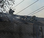 В Астрахани произошел крупный пожар: сгорели два дома и гараж