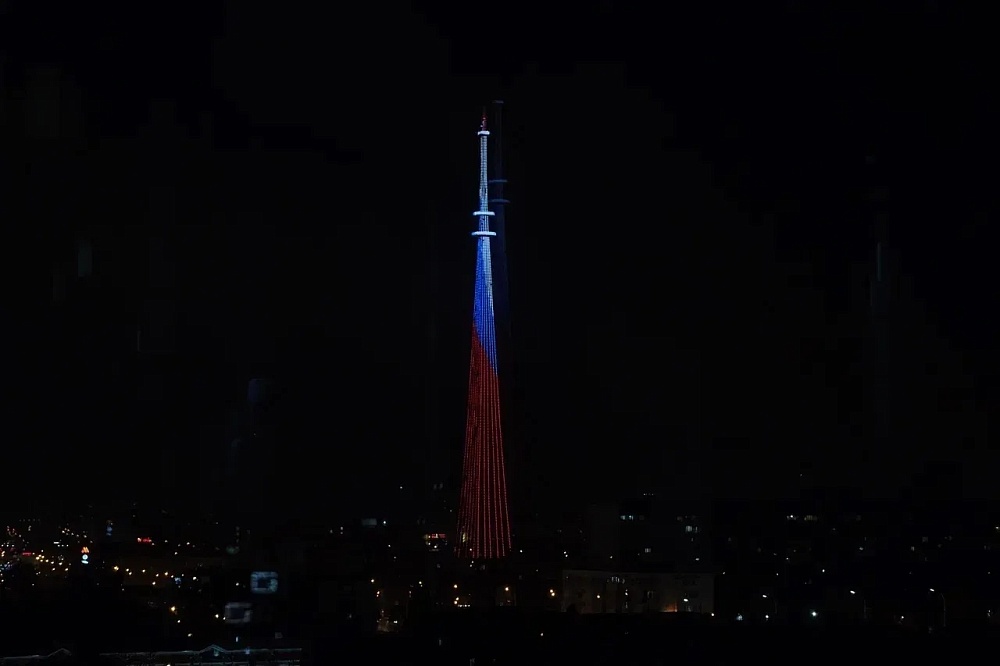 Световое шоу покажут завтра на астраханской телебашне