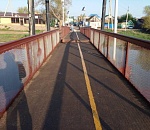 Пешеходный мост на «десятку» в Астрахани может снова затонуть