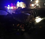 На трассе под Астраханью лоб в лоб столкнулись «Лада» и автобус