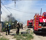 В Астрахани огнеборцам пришлось тушить еще один крупный пожар жилого дома