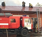 В Астрахани сгорел Строй-Маркет