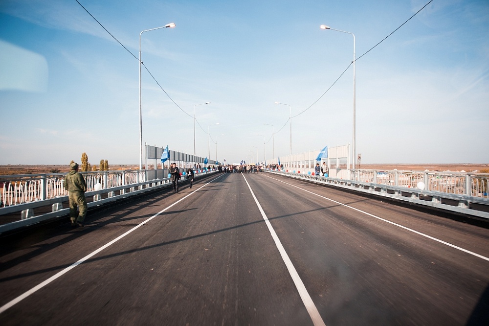 В Астраханской области появился новый мост