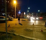 В Астрахани иномарка сбила девушку на "зебре"