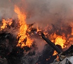 МЧС: в Астрахани горел не мусоровоз, а мусор