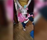 Астраханские спасатели вытащили из горшка застрявшую голову ребенка