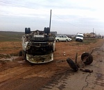 Под Астрахань столкнулись "Газель" и легковушка: пострадало три человека