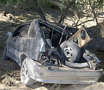 Под Астраханью пьяный водитель протаранил дерево