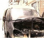 В Астрахани сгорела Газель