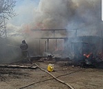 В Астрахани крупный пожар (обновлено)