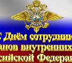 С Днем сотрудника органов внутренних дел!