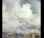 Появилось видео с эпицентра пожара в Казахстане - причины запаха гари в Астрахани