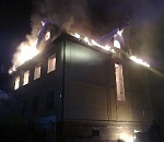 В Астрахани сгорел строящийся дом