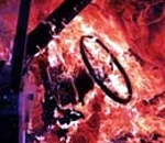 В Астрахани сгорела Газель 