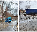 В Астрахани ГАЗели массово проваливаются под землю