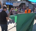 На Больших Исадах в Астрахани снова разгоняли торговцев