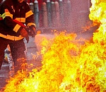 У монастыря в Астраханской области вспыхнул пожар