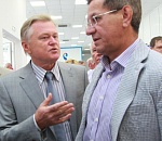 Александр Жилкин и вице-президент «Ростелекома» Александр Шипулин обсудили ключевые проекты компании в регионе