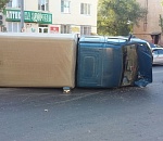 В Астрахани произошло ДТП с участием грузовика, маршрутки и двух легковушек