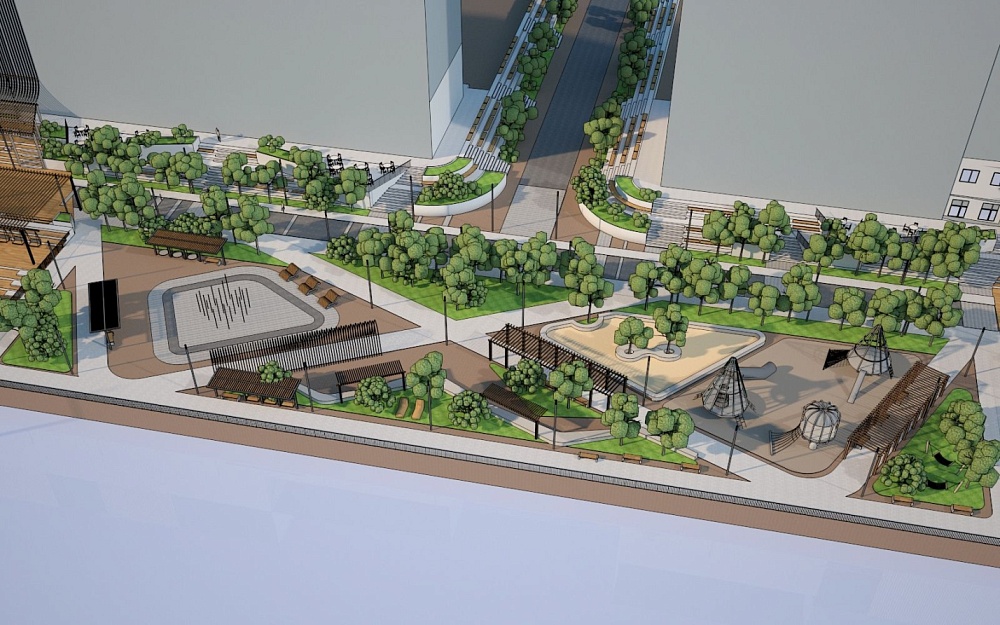 Центр Астрахани планируют сместить, продлив набережную Волги на Эллинге