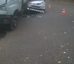 Ещё одна серьёзная авария: водитель уснул и врезался в сеновоз