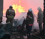 В Астрахани произошел крупный пожар