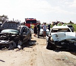 В крупном ДТП на астраханской трассе пострадали двое детей