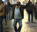 В Астрахани буйный прохожий устроил дебош на улице Н. Островского 