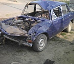 В Астраханской области опрокинулся автомобиль: водитель был пьян