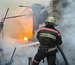 Пенсионер госпитализирован после ночного пожара под Астраханью
